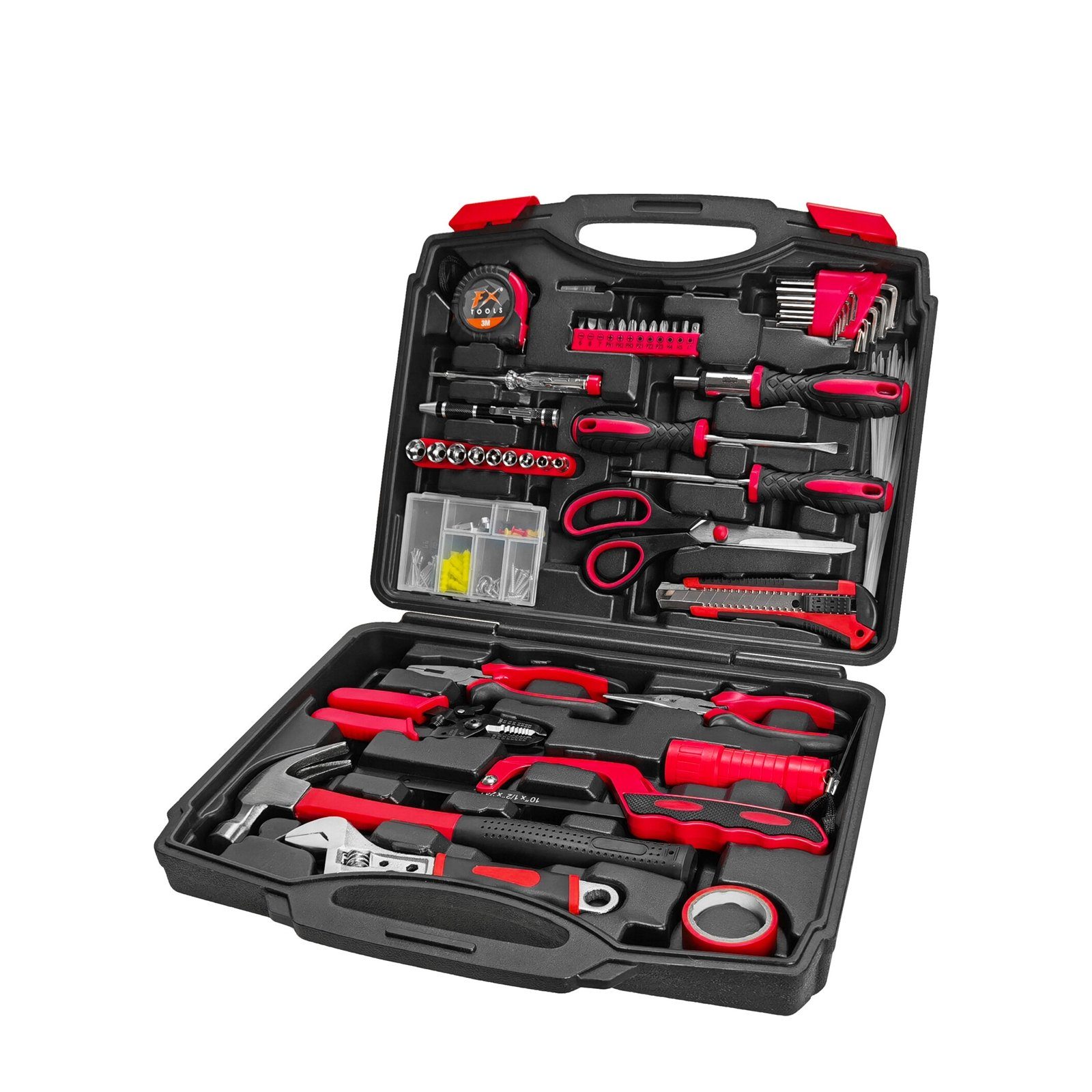 SCHMIDT security tools Werkzeug Set TS-43 Handwerkzeug Box 43-teilig  Werkzeugkoffer Werkzeugsatz