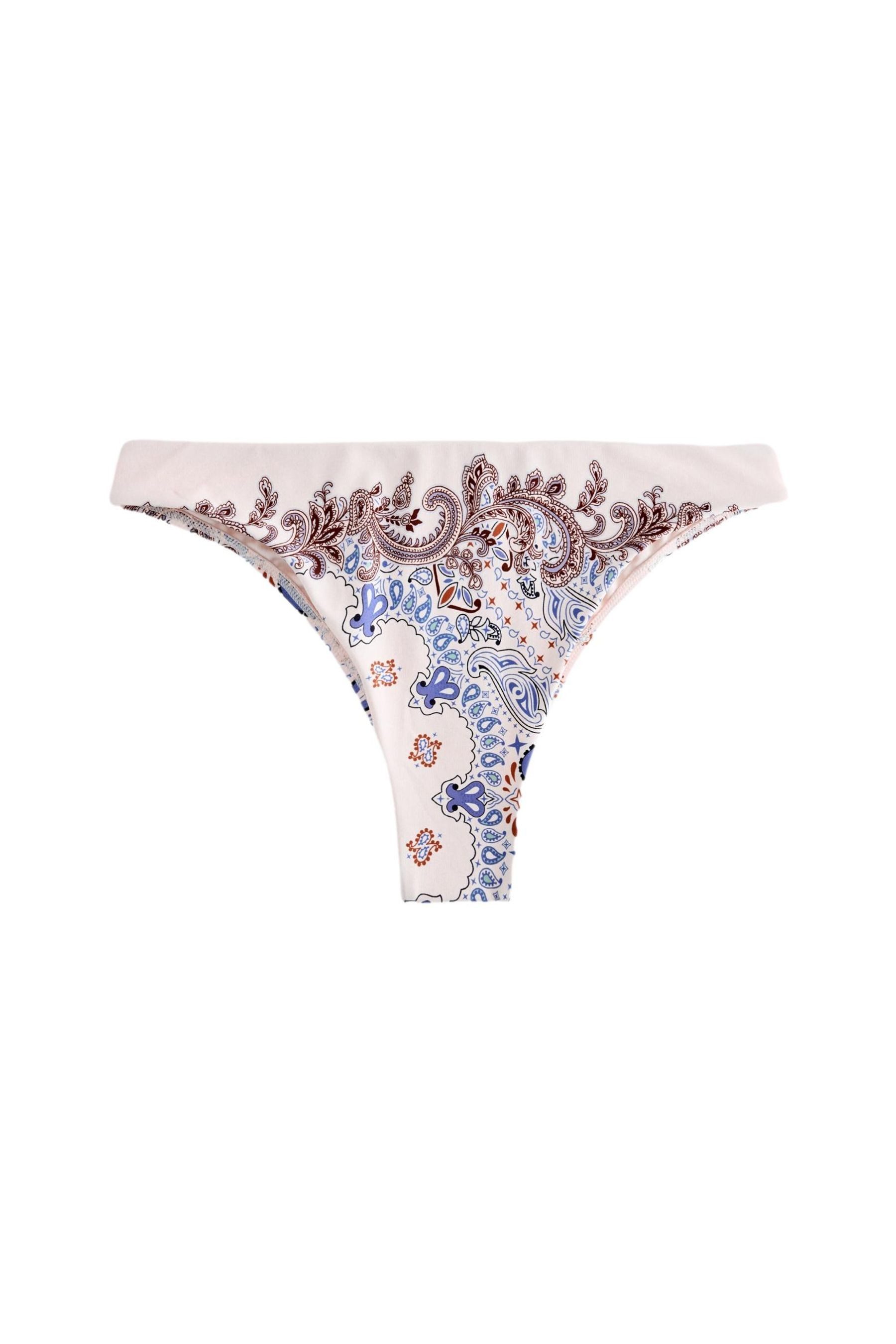Bikini-Hose Bikinihose mit hohem Beinschnitt