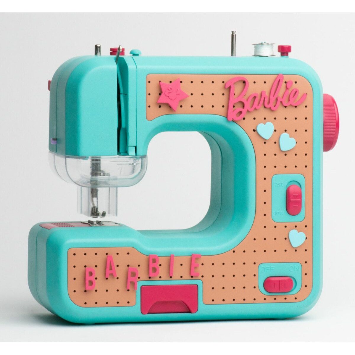 Barbie Nähmaschine Nähset mit funktionierender Maschine für eigene Outfits