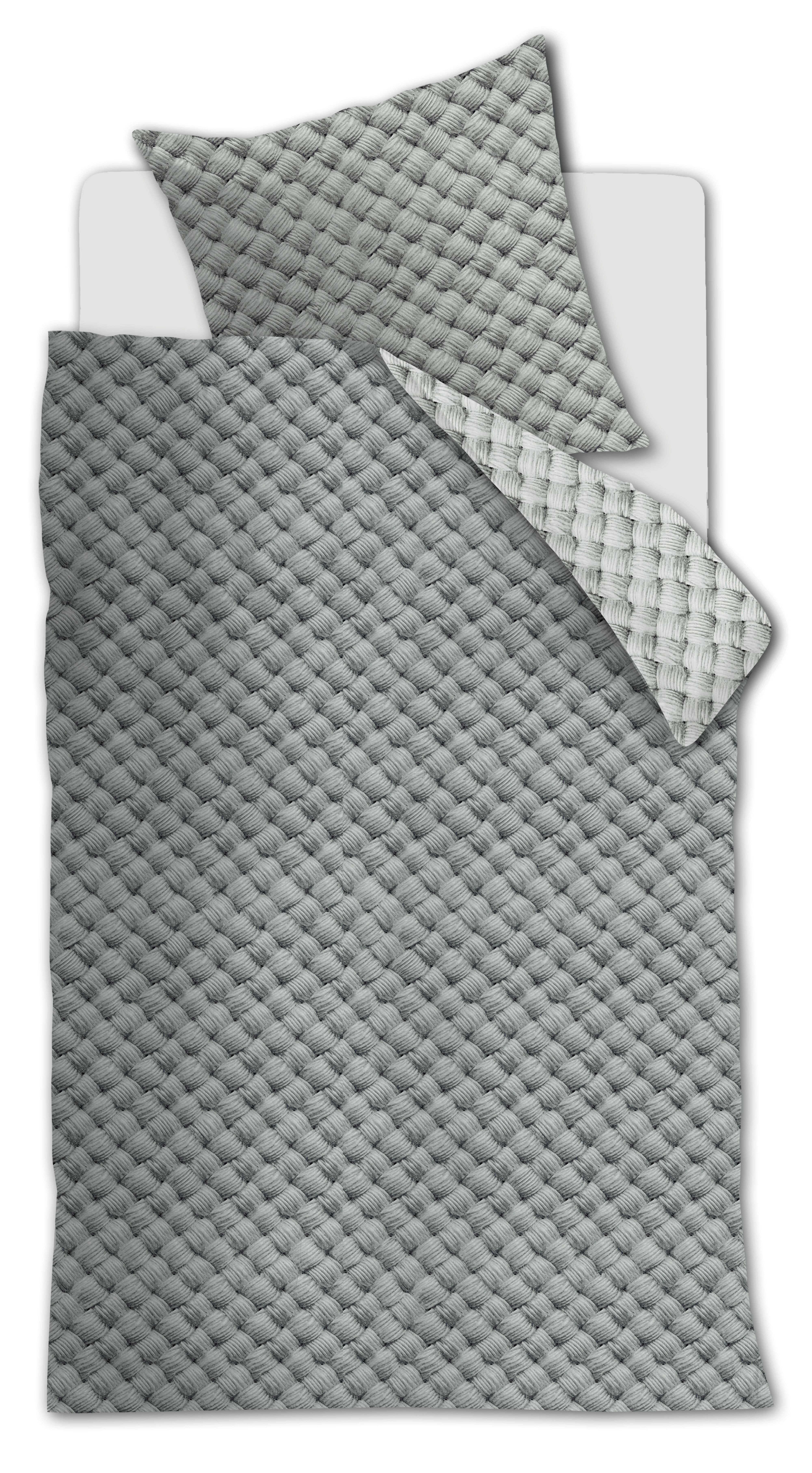 Rivièra Maison Bettwäsche Rivièra Maison Bettwäsche Set, Bettwäsche Set Woven Wool, 2 teilig
