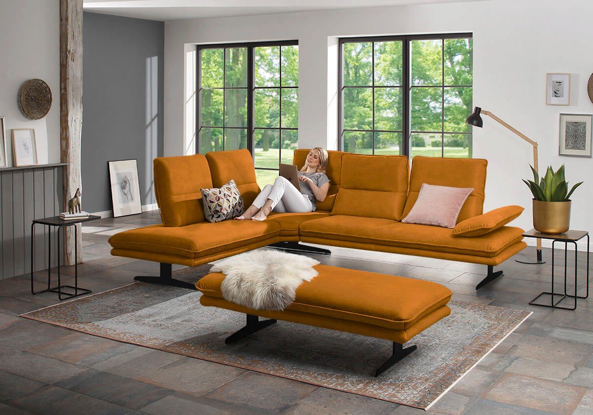 W.SCHILLIG Ecksofa broadway, Designsofa, toller Sitzkomfort, günstig online kaufen