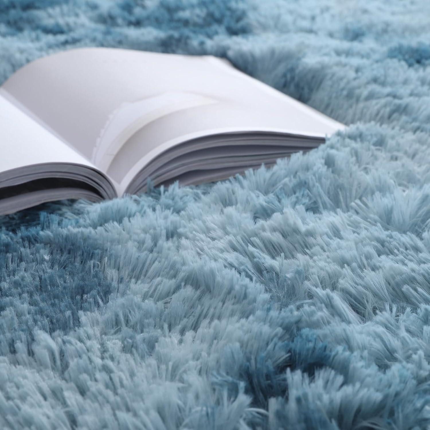 LuxusKollektion Hochflor-Teppich Zottelteppich Wohnzimmer Schlafzimmer Flur günstig online kaufen