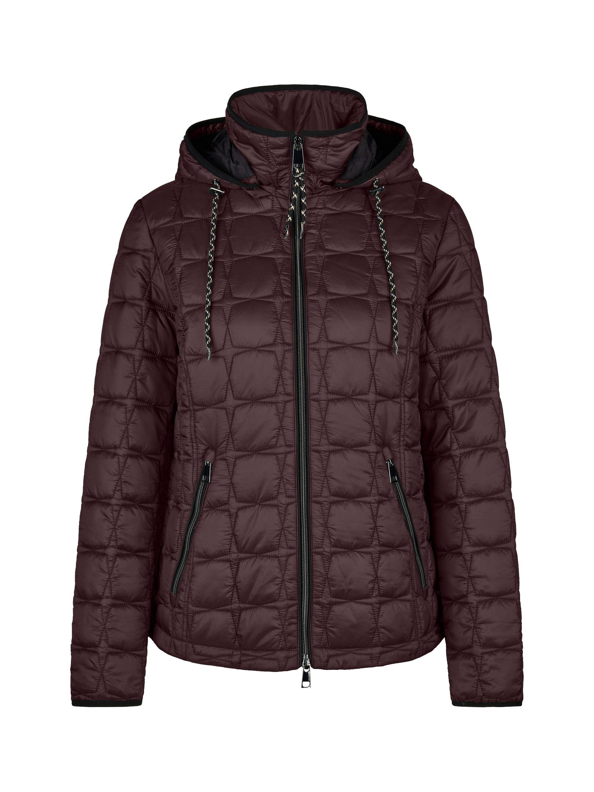 Barbara Lebek Steppjacke warme Damenjacke oder Herbstjacke mit abnehmbarer Kapuze