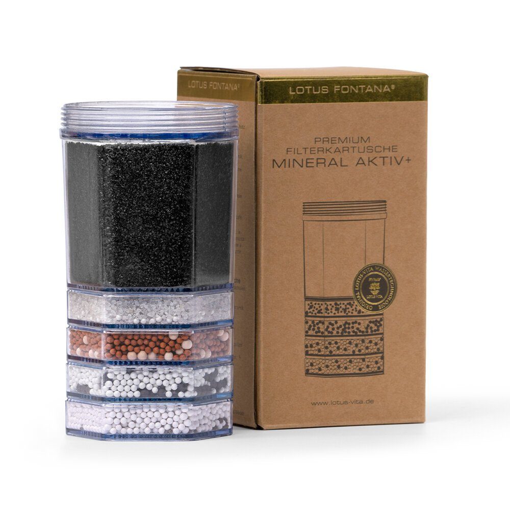 Filterkartusche Mineral-Aktiv+ Fontana Wasserfilter Lotus Premium Vita