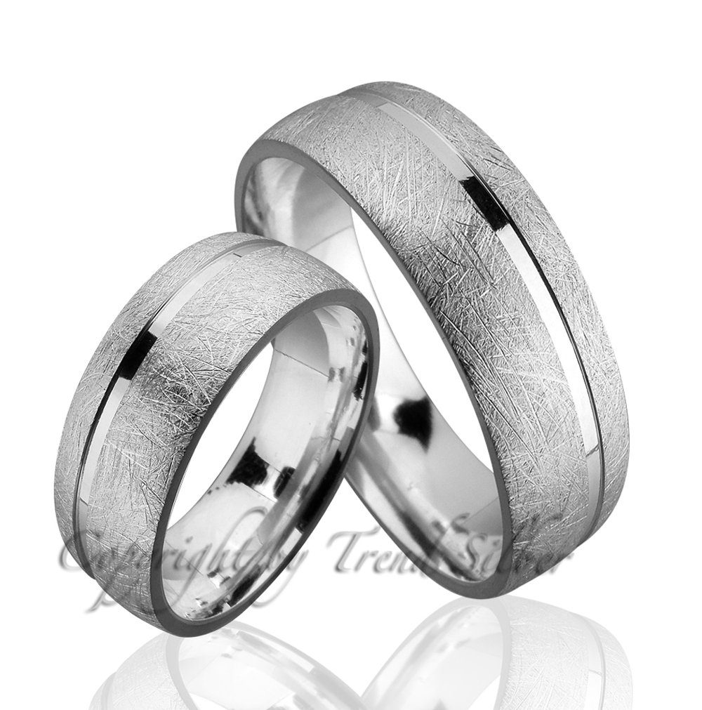 Partnerringe Trauringe123 Eheringe Trauring 925er Verlobungsringe Hochzeitsringe Trauringe Stein, aus Silber mit J91