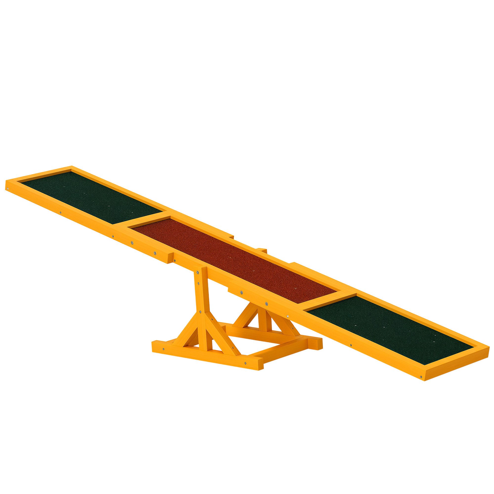 PawHut Agility-Hürde Hundewippe Spielzeug für Haustiere, Tanne, Haustier-Wipptier (1-tlg) für große Hunde 180 x 30 x 30 cm