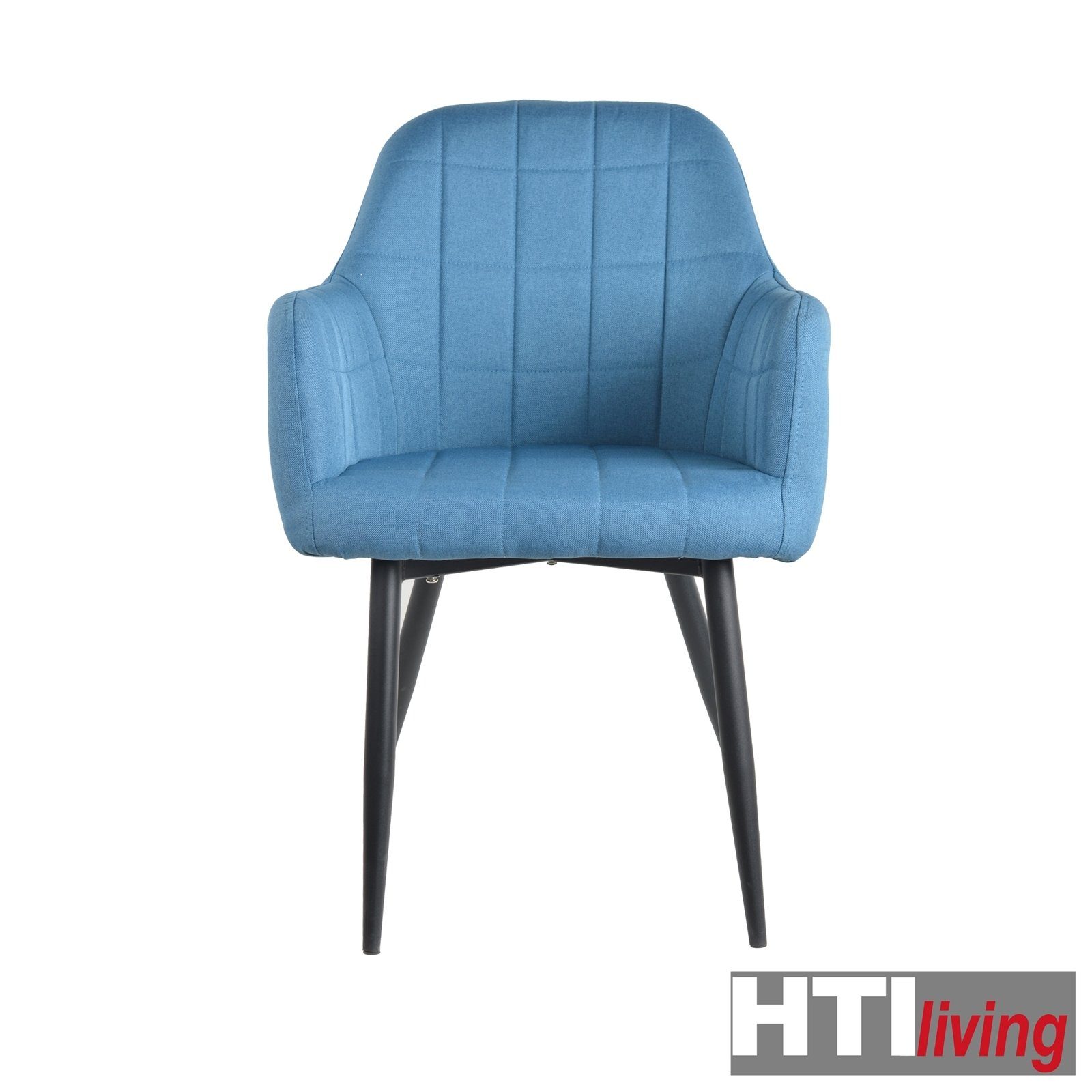 HTI-Living Esszimmerstuhl Stuhl Polsterstuhl (Einzelstuhl, St), Armlehnenstuhl Webstoff 1 Blau Albany Esszimmerstuhl