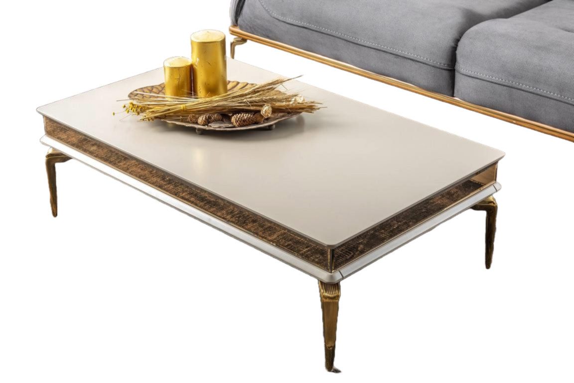 Xlmoebel Couchtisch Designer Wohnzimmertisch aus Edelstahl mit elegantem Design (1-St., Couchtisch), Hergestellt in Europa