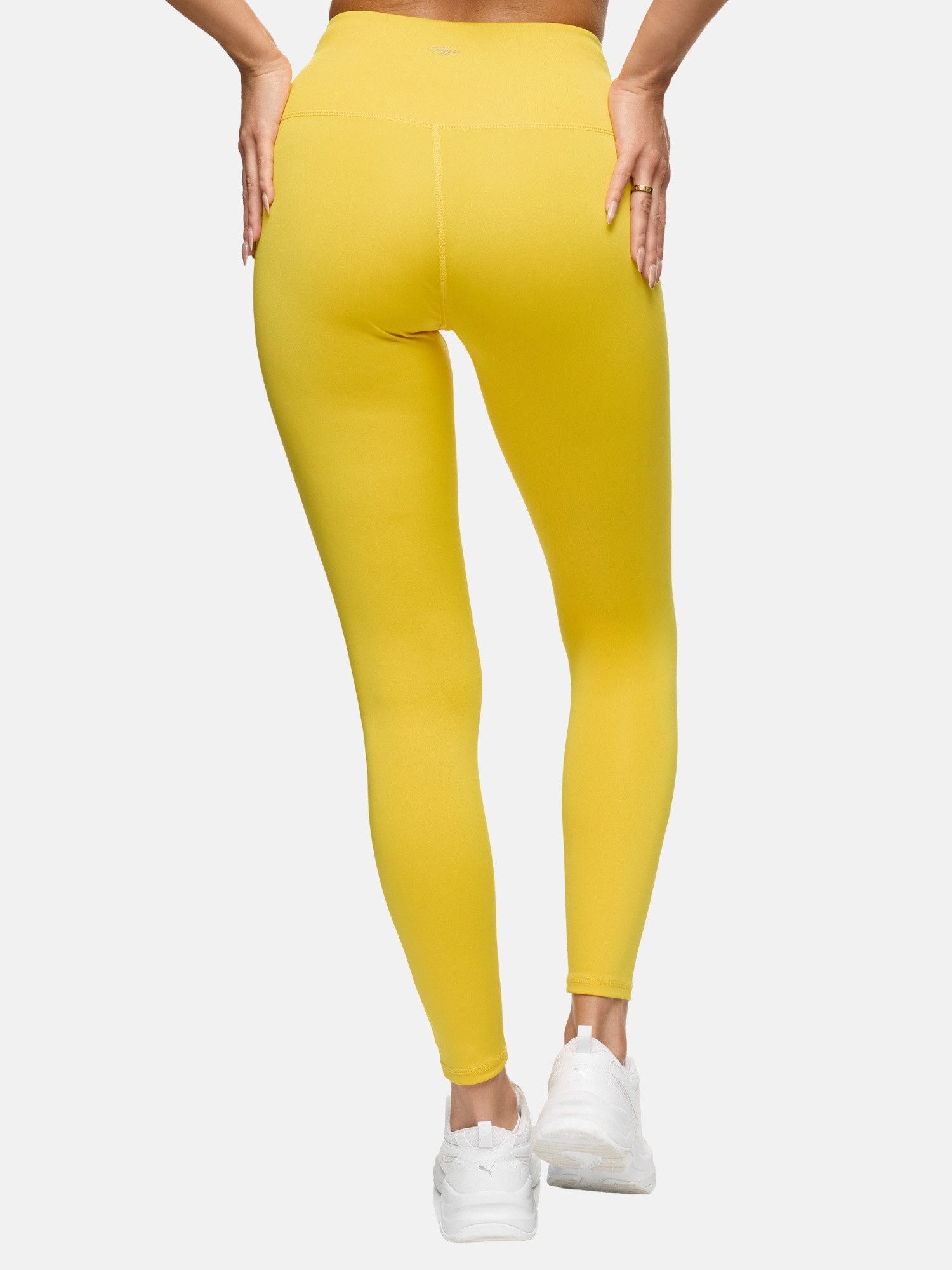 Tazzio Leggings F302 High-Waist Sporthose mit cleaner Optik, blickdicht & atmungsaktiv