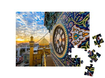 puzzleYOU Puzzle Imam ali Schrein Uhrentor - najaf - iraq, 48 Puzzleteile, puzzleYOU-Kollektionen Naher Osten