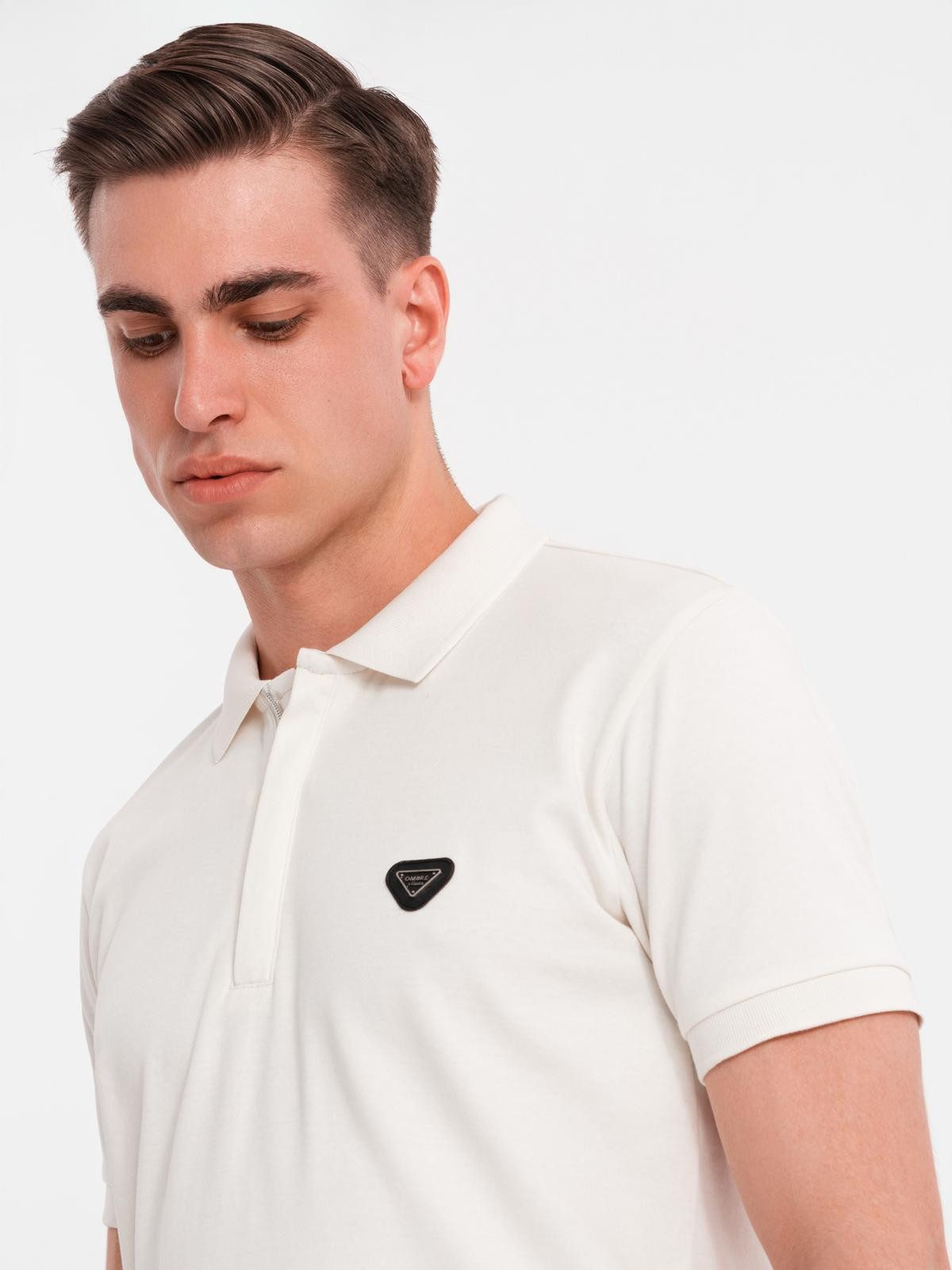OMBRE Poloshirt Poloshirt mit Reißverschlussausschnitt günstig online kaufen