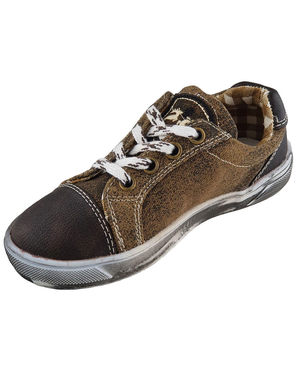 Kinder Schuhe Sneaker 'Nepomuk', Holz Antik Braun Sneaker