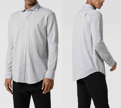 Ralph Lauren Langarmhemd POLO RALPH LAUREN KNIT DRESS Shirt Hemd Slim Fit Spread Collar College
