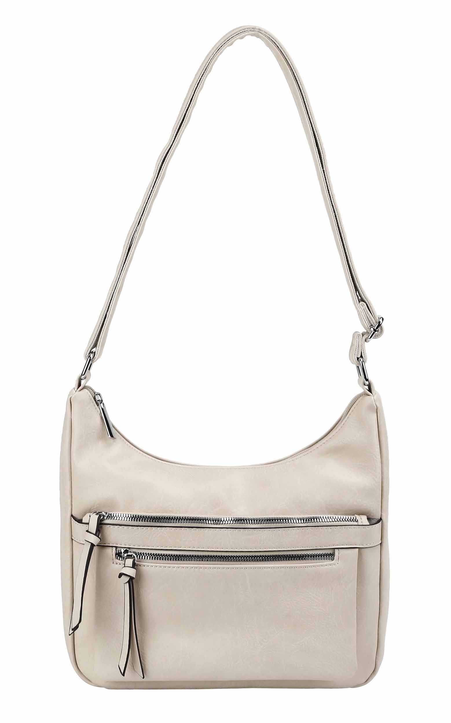 ITALYSHOP24 Schultertasche Damen Tasche Shopper Umhängetasche Crossbody Han günstig online kaufen