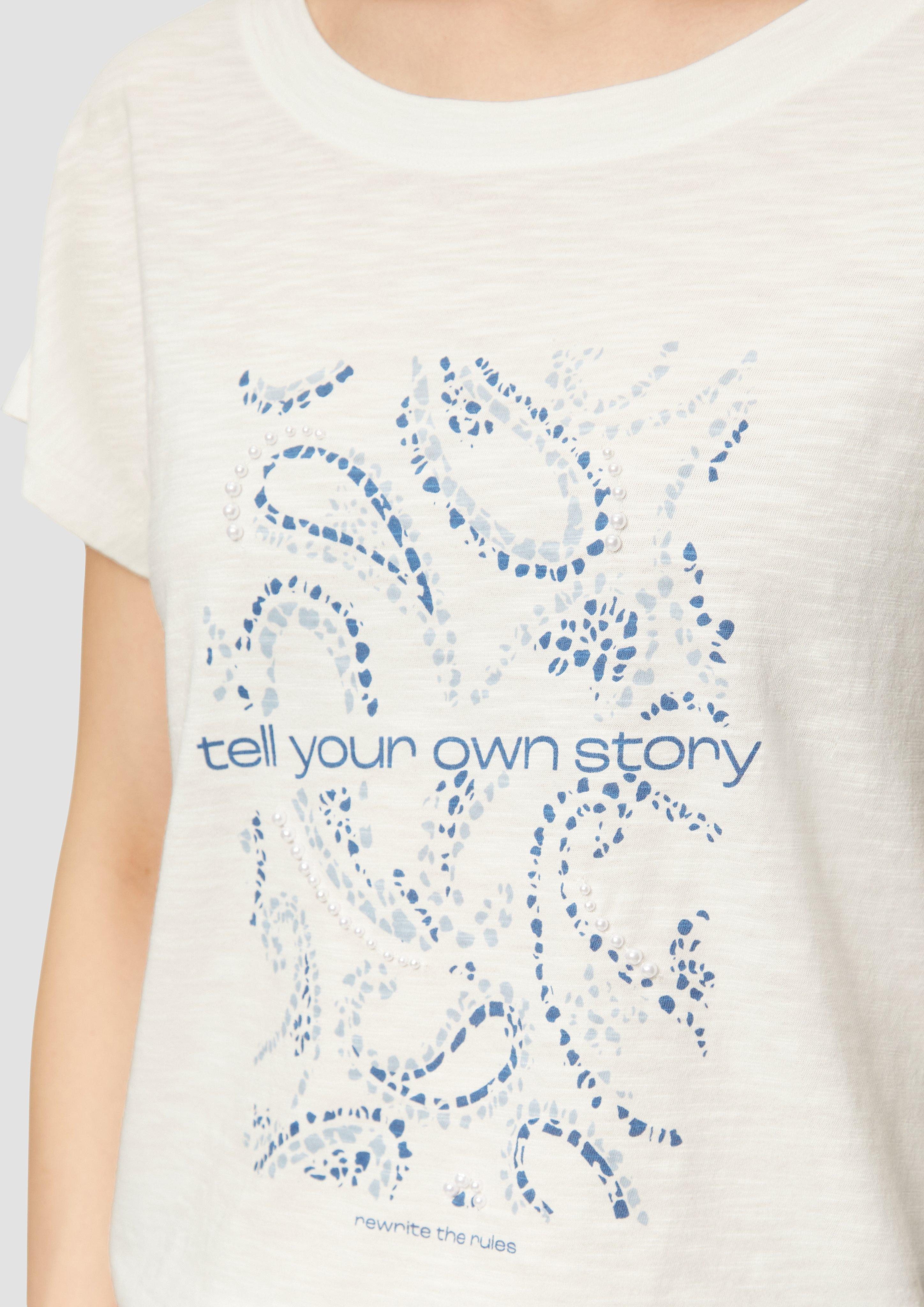 s.Oliver Shirttop T-Shirt im Relaxed Fit günstig online kaufen