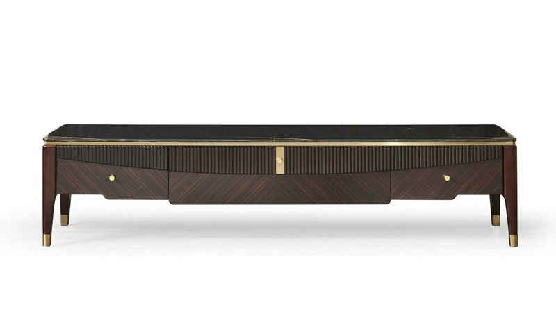 JVmoebel Sideboard, Design Kommode Anrichte Side Lowboard Schrank Regal Luxus Beleuchtet