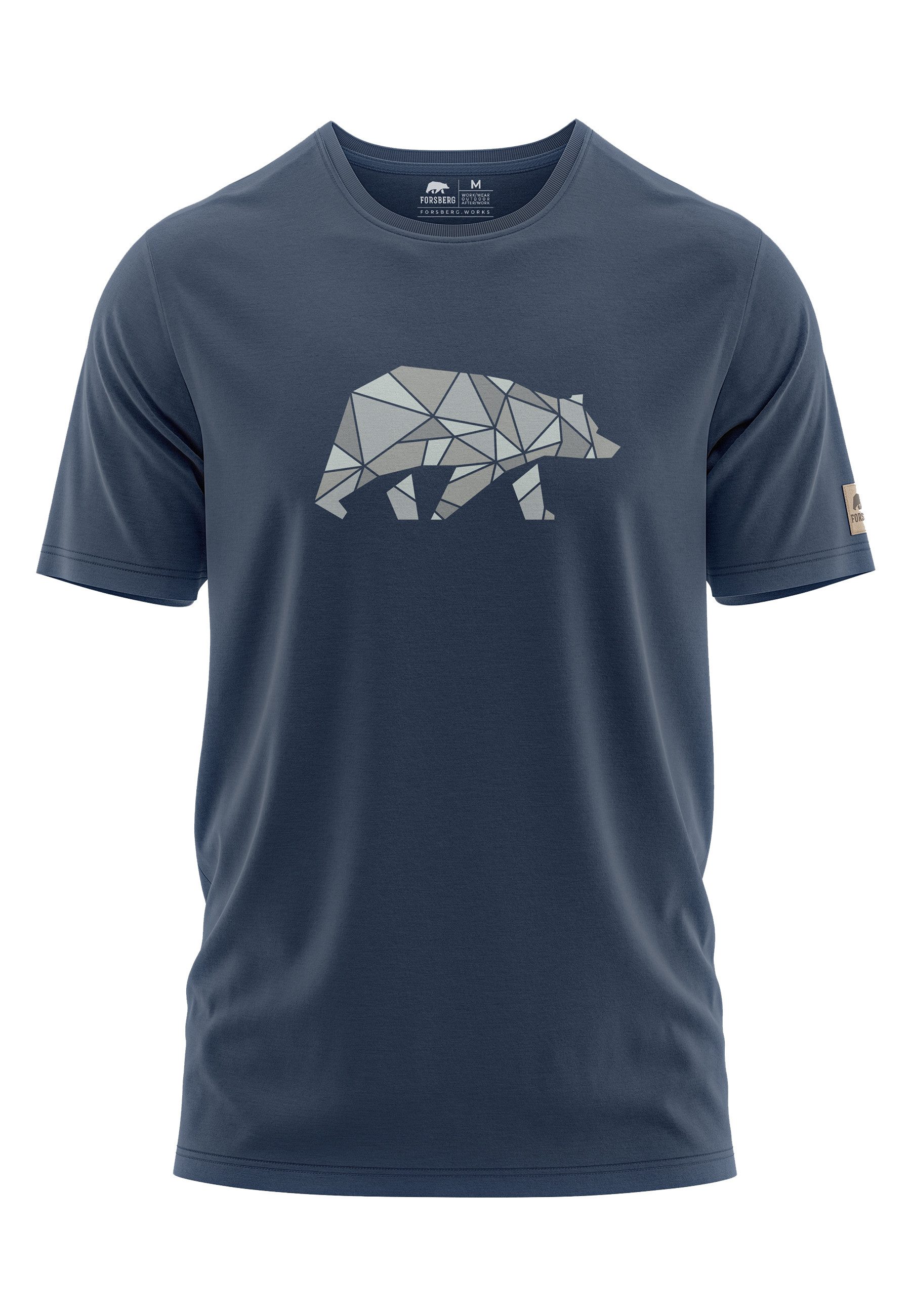 FORSBERG T-Shirt Espenson T-Shirt mit Brustlogo günstig online kaufen