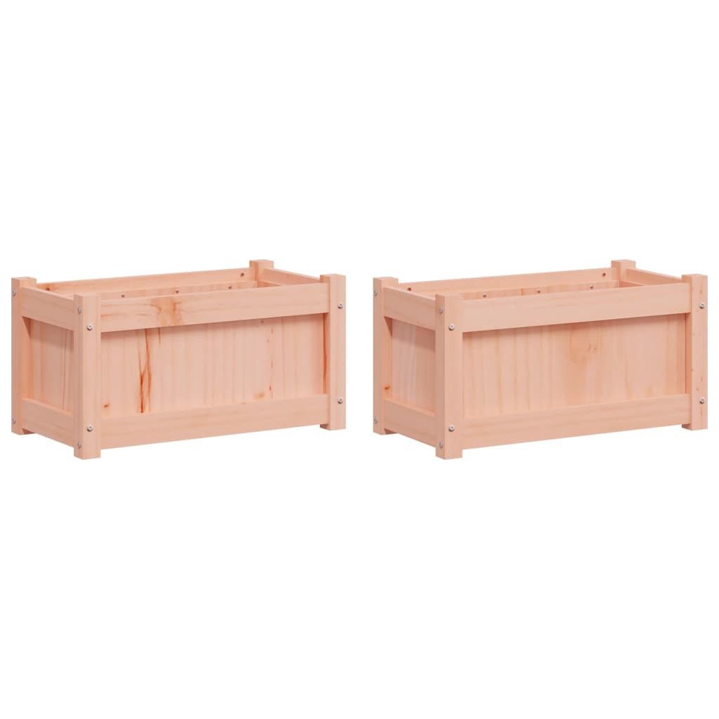 vidaXL Blumentopf Pflanzkübel 2 Stk. Massivholz günstig online kaufen