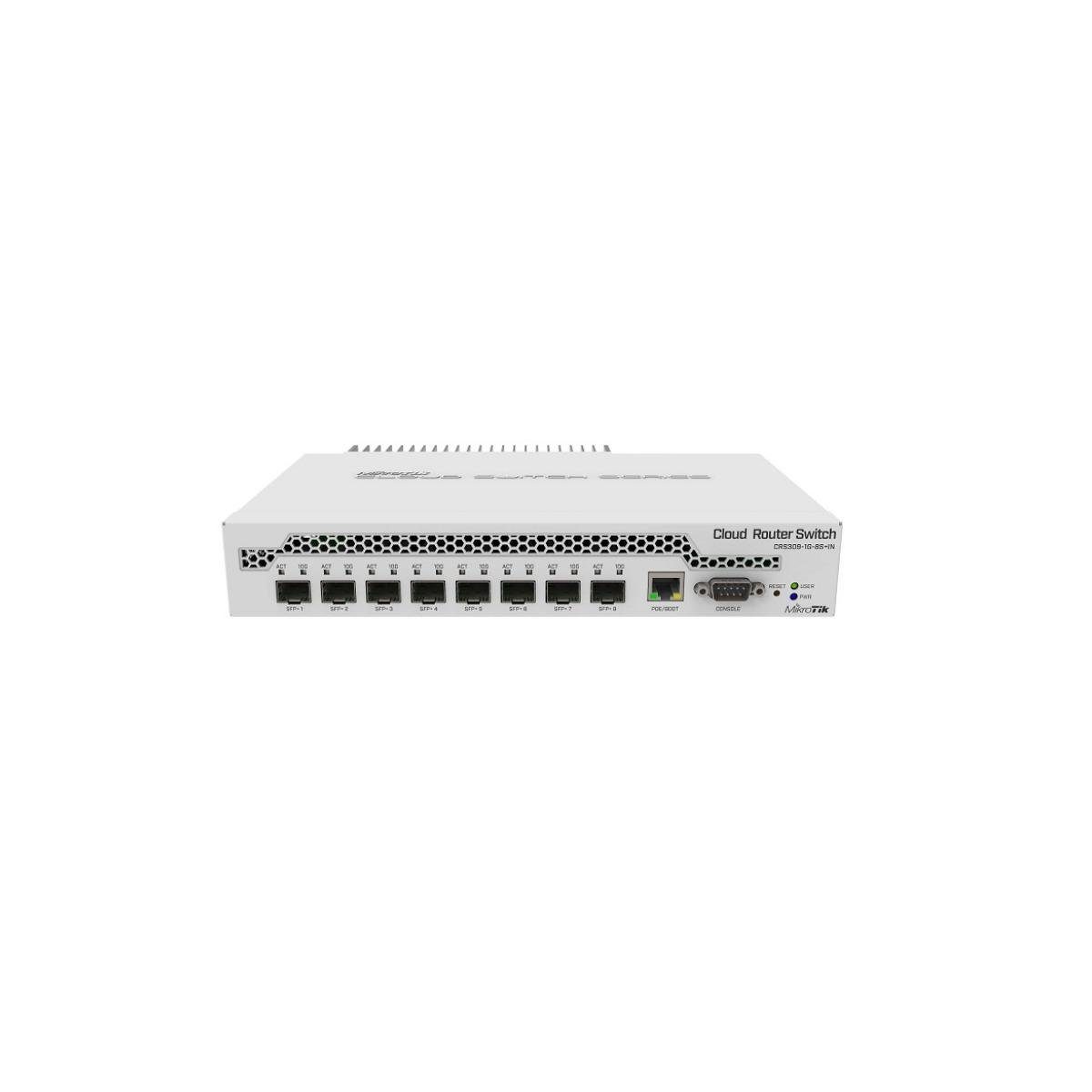 CRS309-1G-8S+IN Router - MikroTik 309-1G-8S+IN Switch mit... Cloud Netzwerk-Switch