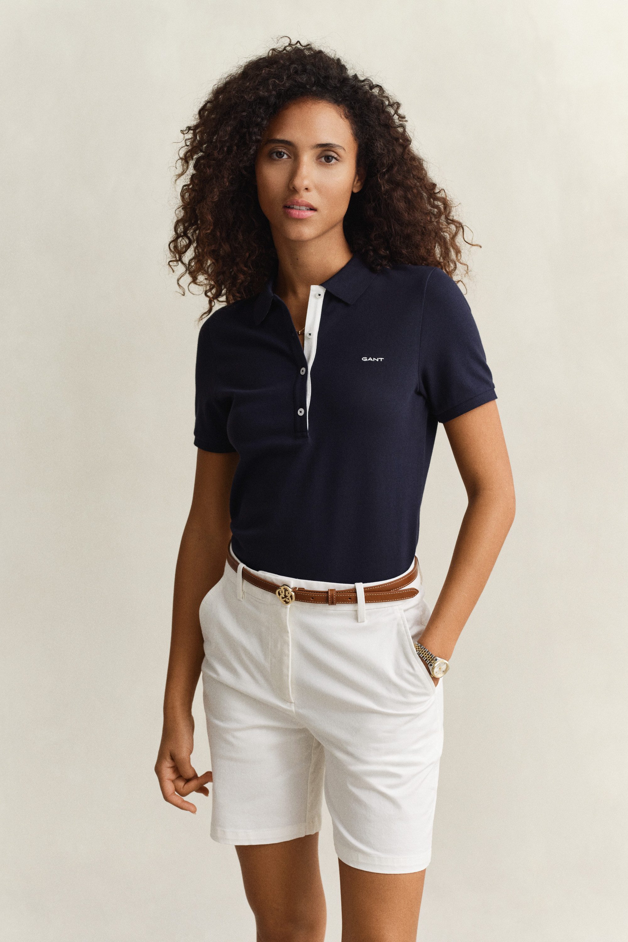 Gant Poloshirt SLIM CONTRAST COLOR Slim fit mit Polokragen
