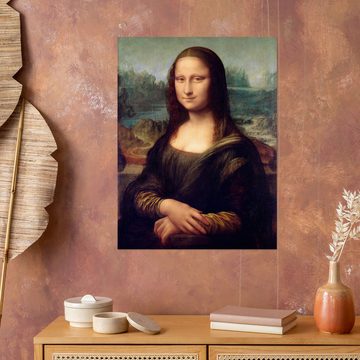 Posterlounge Wandfolie Leonardo da Vinci, Mona Lisa, Malerei