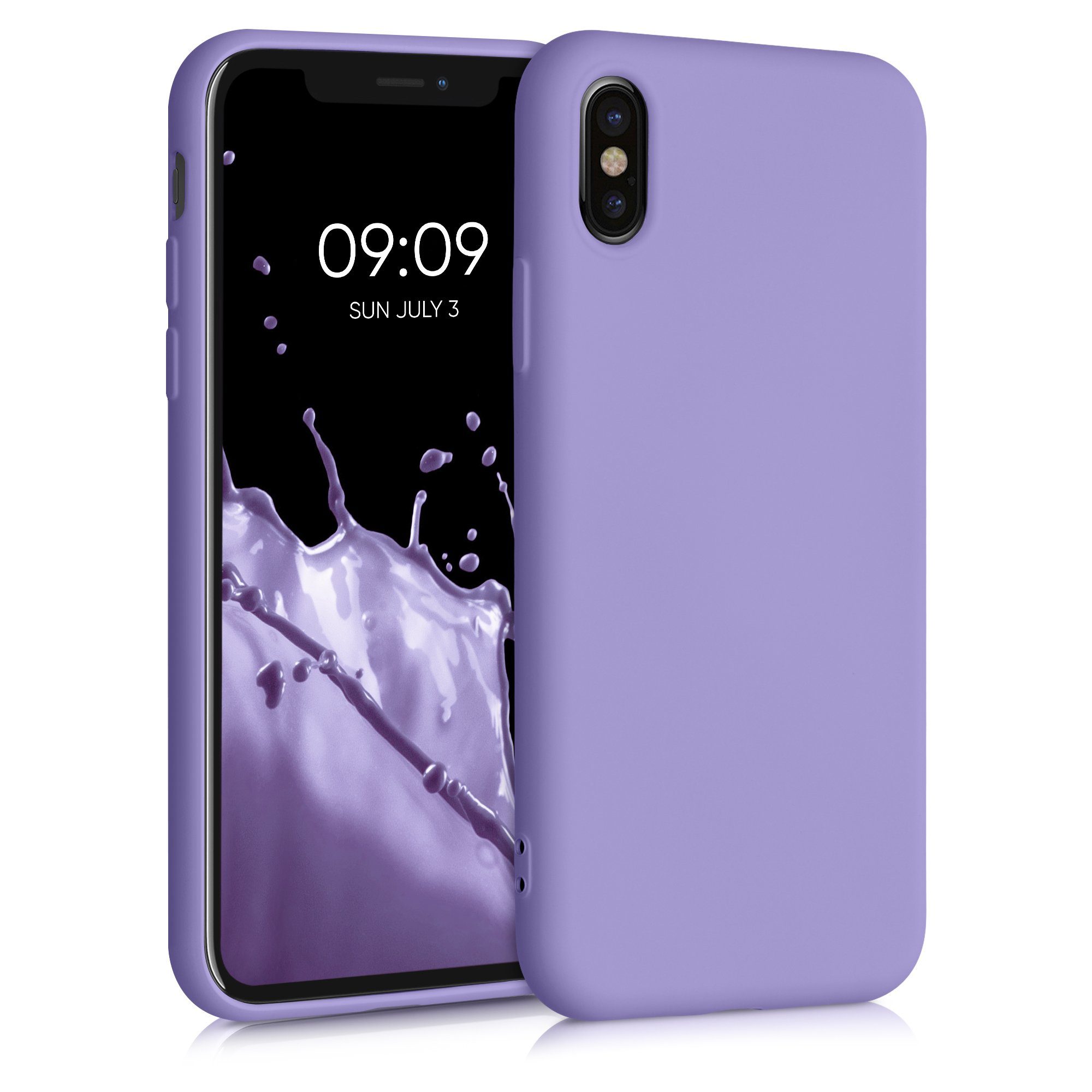 kwmobile Handyhülle Slim Case für Apple iPhone X, Hülle Silikon Handy - Handyhülle gummiert