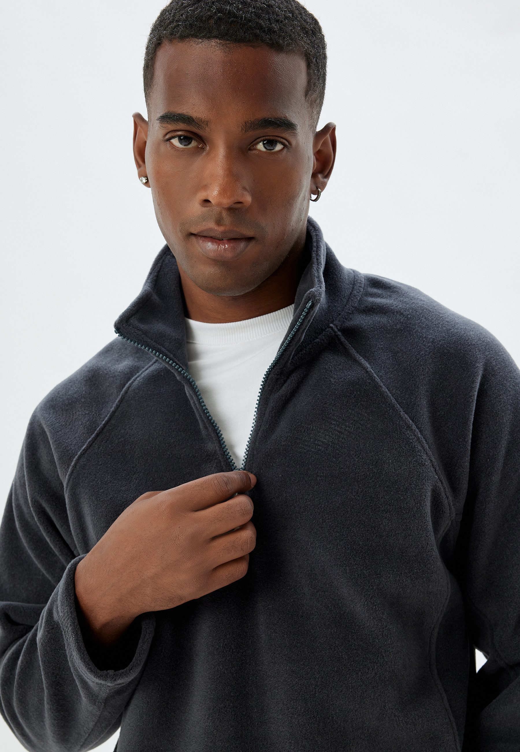 Koton Sweatshirt Halbreißverschluss Mit Nahtdetail