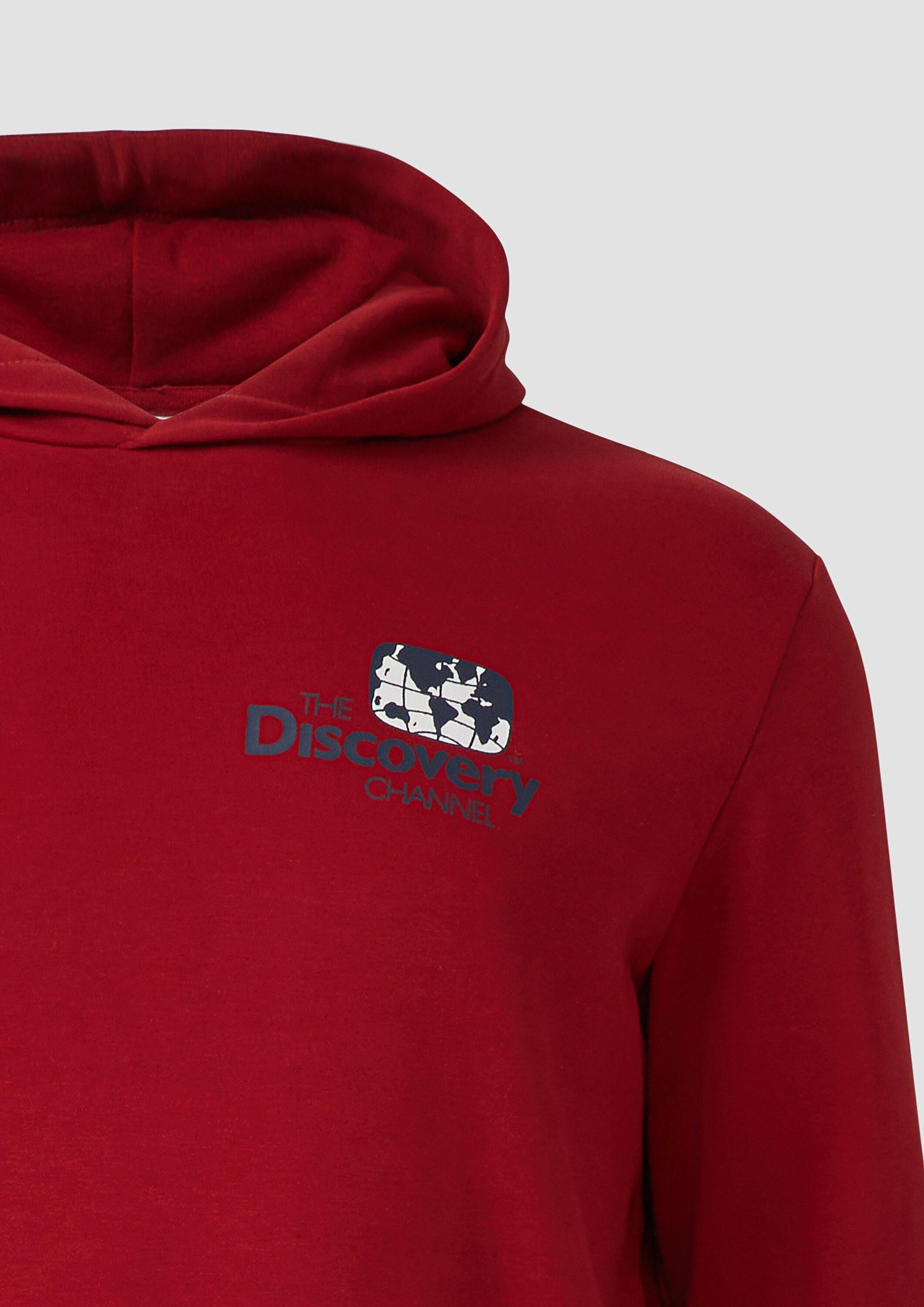 s.Oliver Sweatshirt Sweatshirt Softer Hoodie im Relaxed Fit mit Artwork