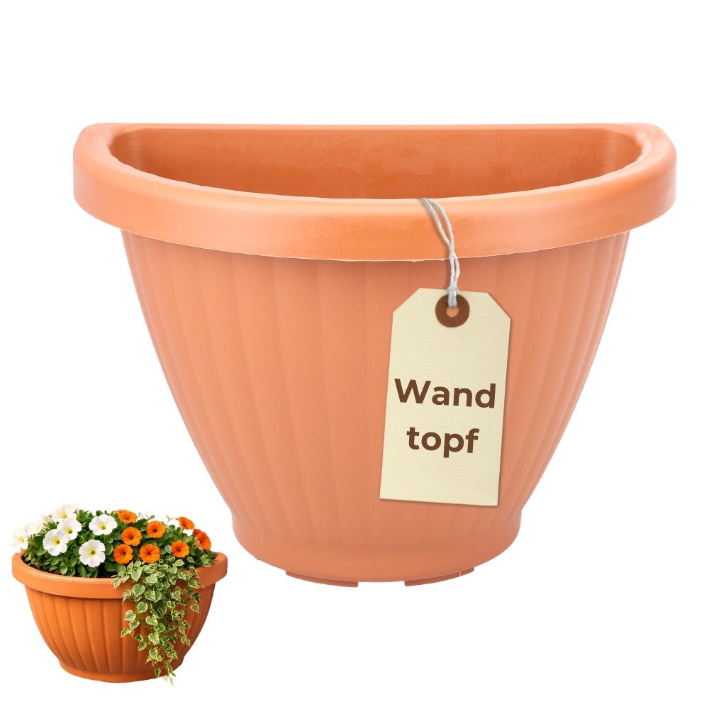 GarPet Blumentopf Blumentopf Wand Wandvase Wandblumentopf Blumentopf Wandmontage Pflanze