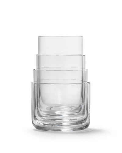 Aarke Gläser-Set Gläser 4er Set Nesting Glasses 4x 290ml Kristallglas stapelbar