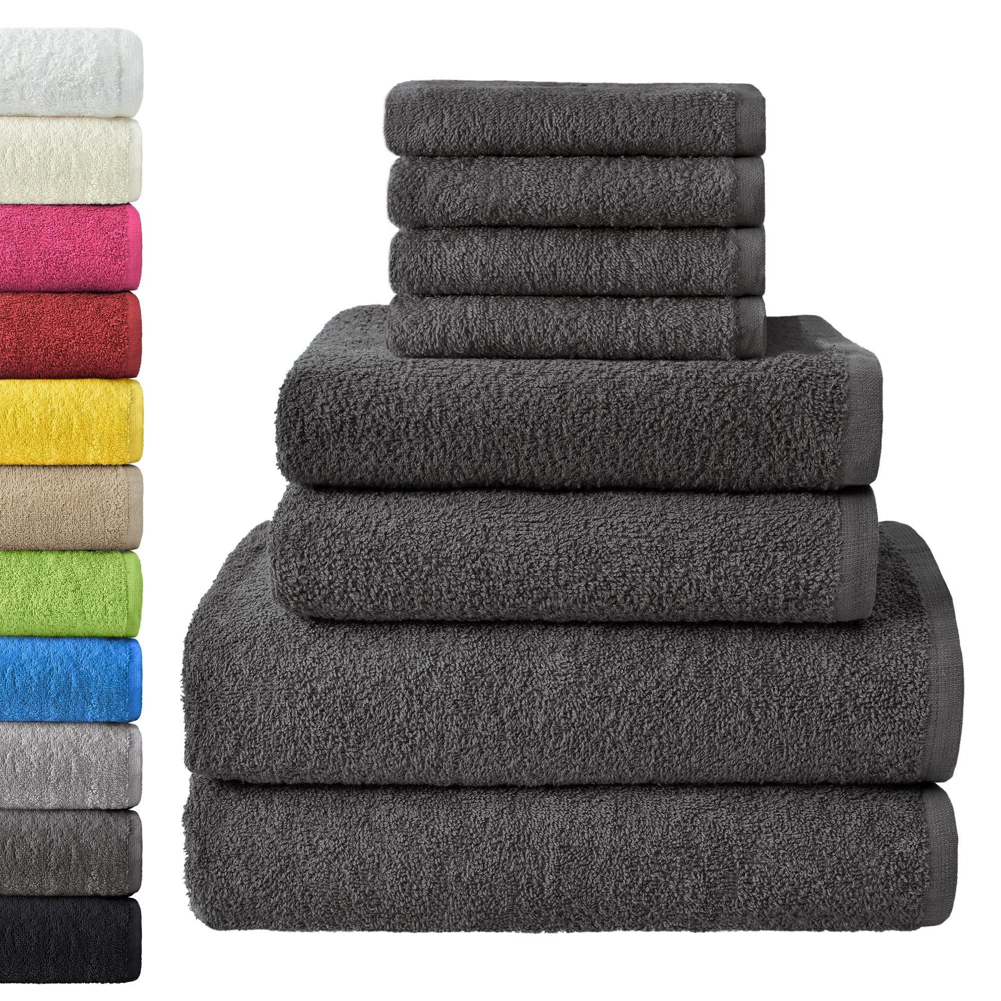 Handtuch Set 8er Frottier Handtuch Set