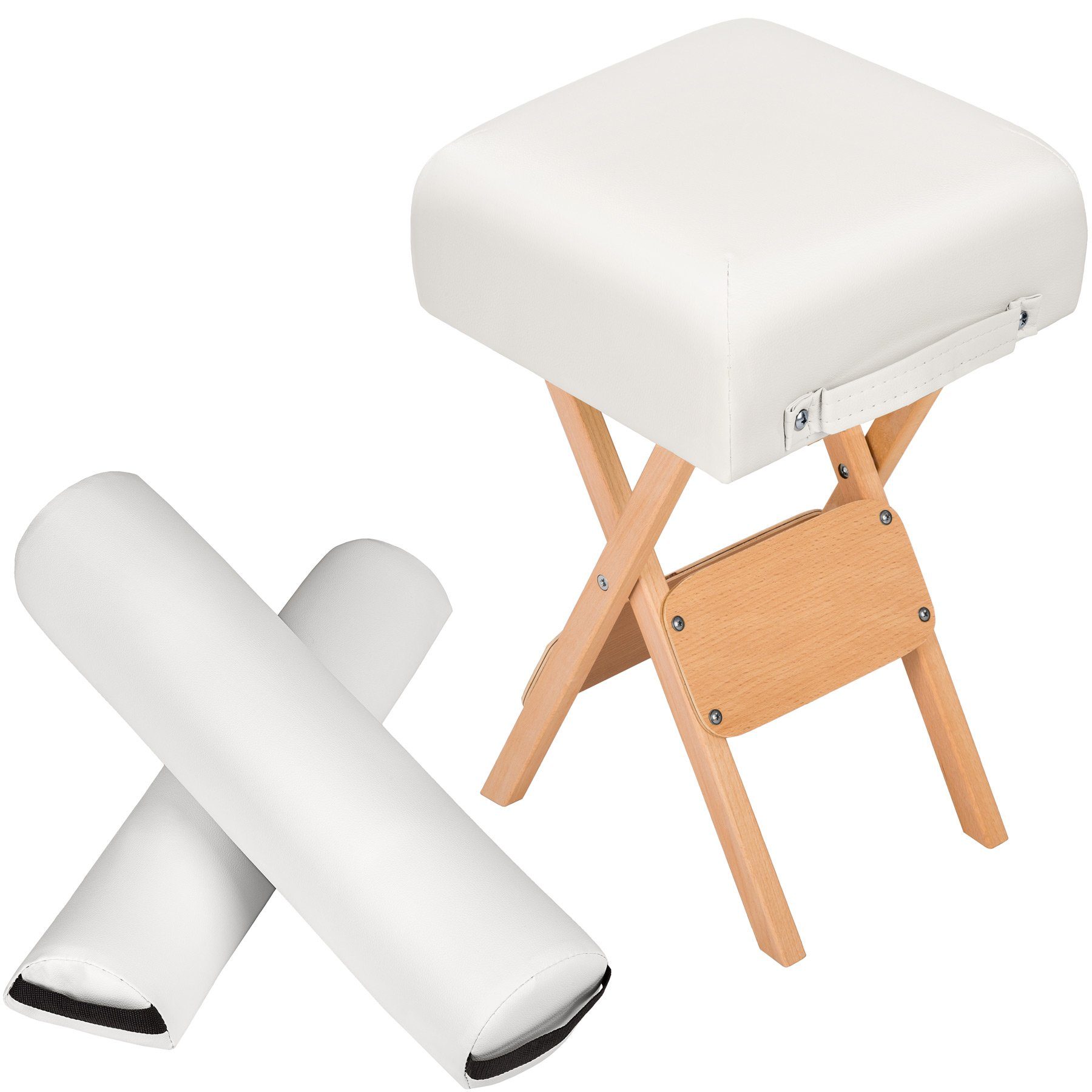 Hocker Sitzhocker mit 2 Lagerungsrollen