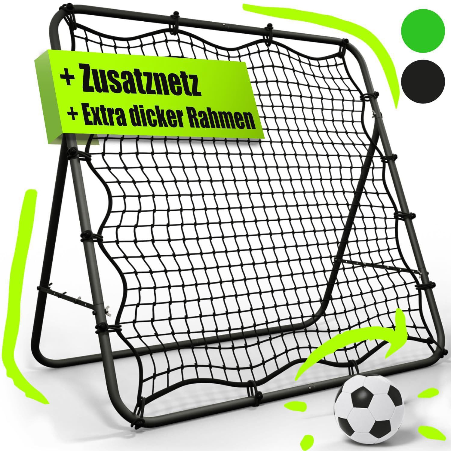 Bentson Rebounder Fußball Rebounder Kinder Und Profis mit Ersatznetz