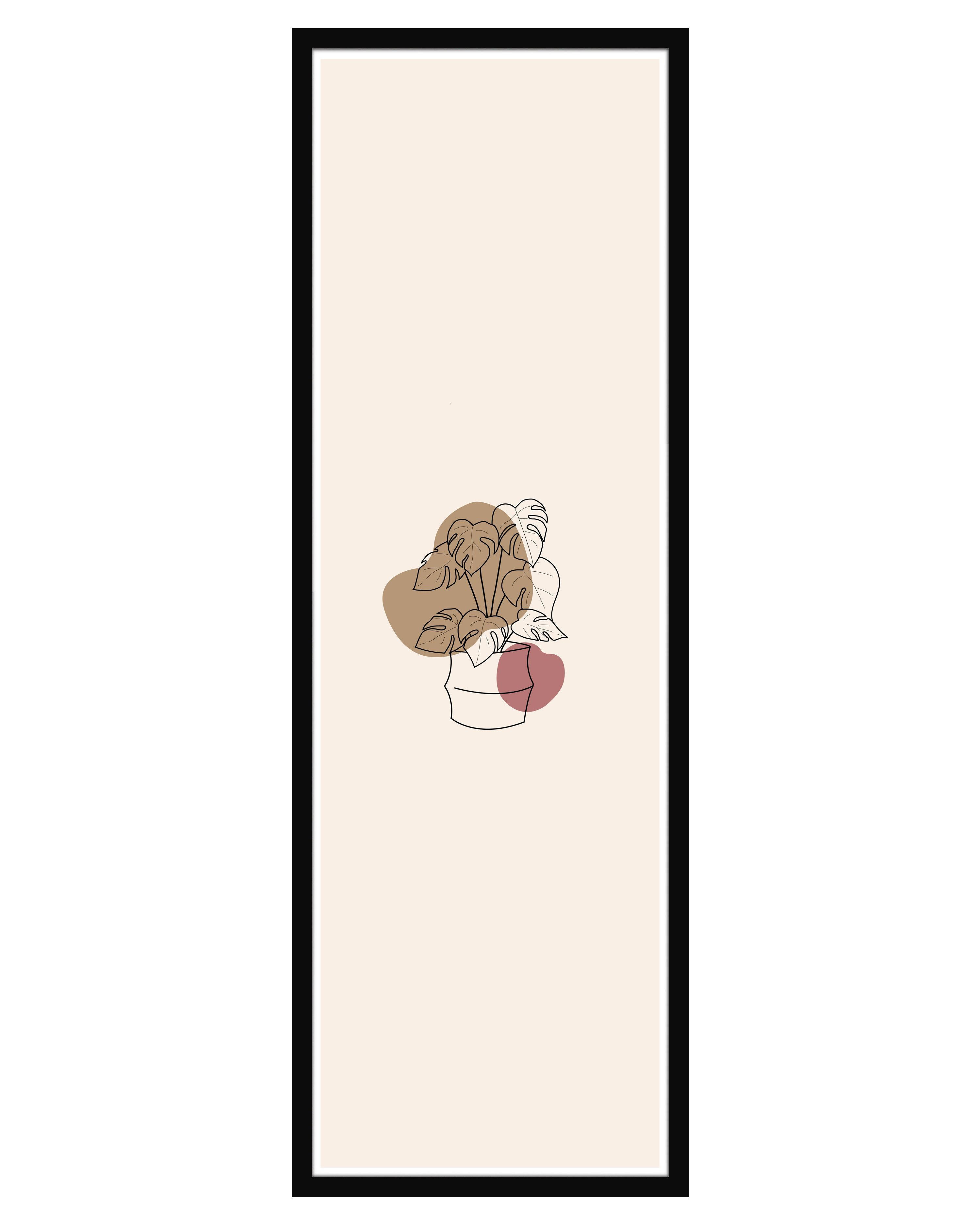 Close Up Bilderrahmen Posterrahmen 60 x 180cm Holzdekor schwarz, aus MDF günstig online kaufen