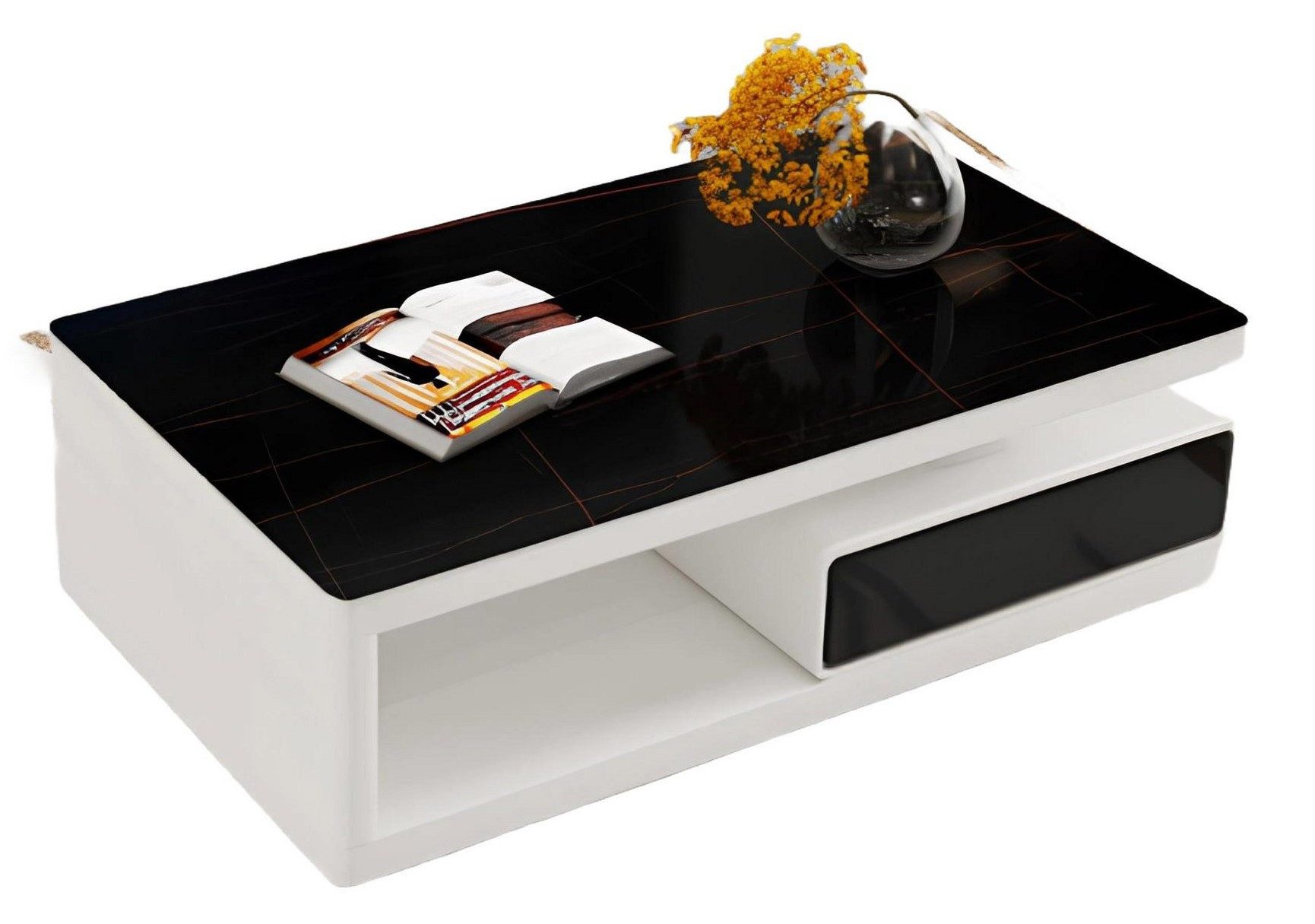 Xlmoebel Couchtisch Zeitgemäßer Designer Wohnzimmertisch mit luxuriösem Flair (1-St., Couchtisch), Hergestellt in Europa