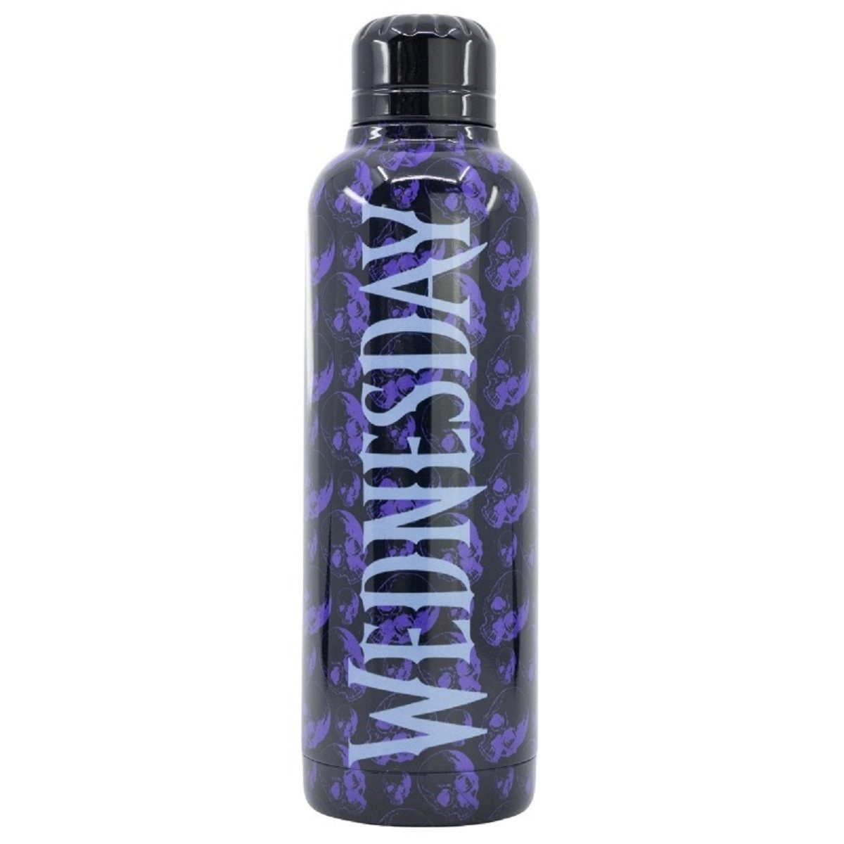 Wednesday Trinkflasche Isolierte Edelstahl Thermotrinkflasche 515 ml, Edelstahl