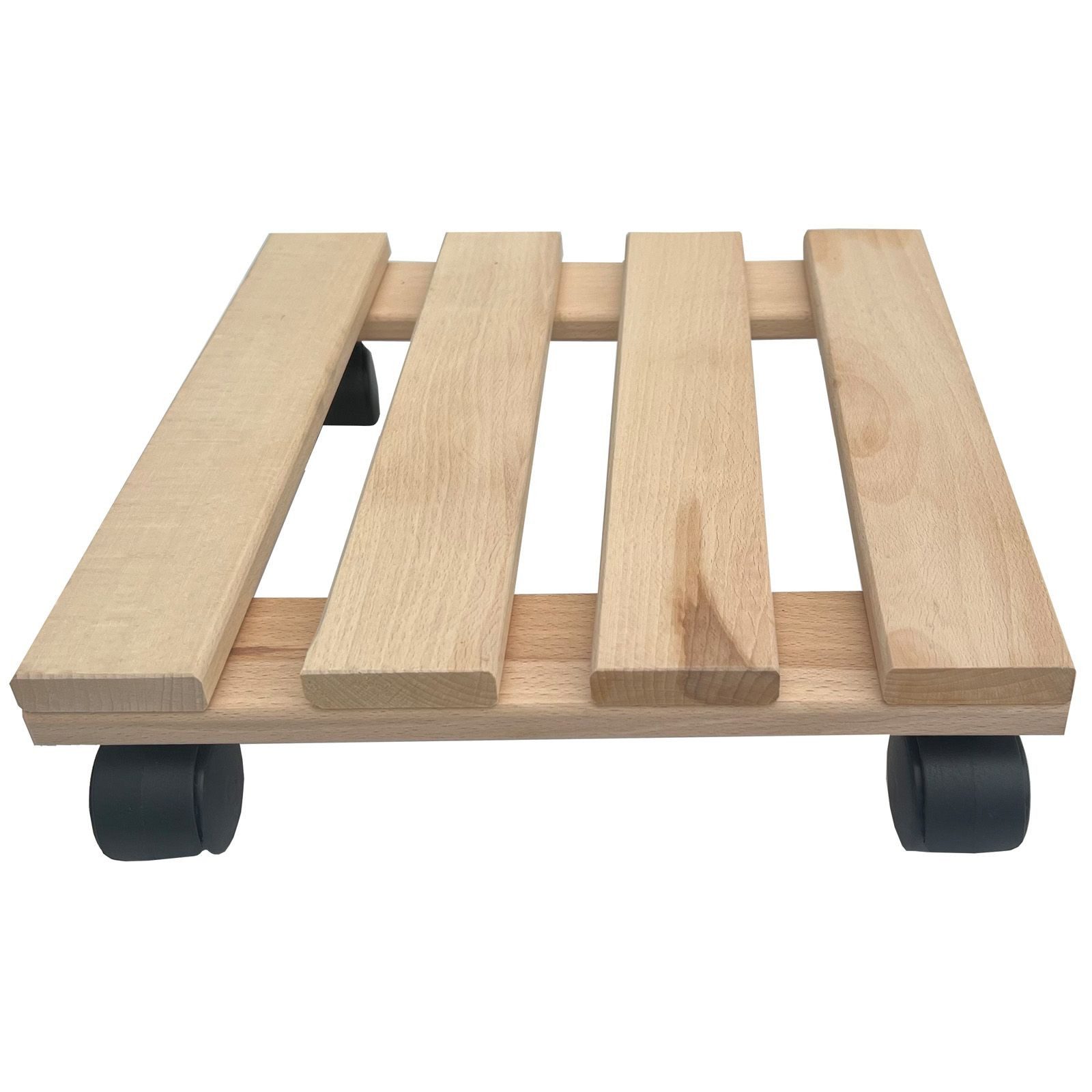 Hossi's Wholesale Pflanzenroller 2x Pflanzenroller Eckig 30cm 120 kg Blumentopf Untersetzer Rollbrett