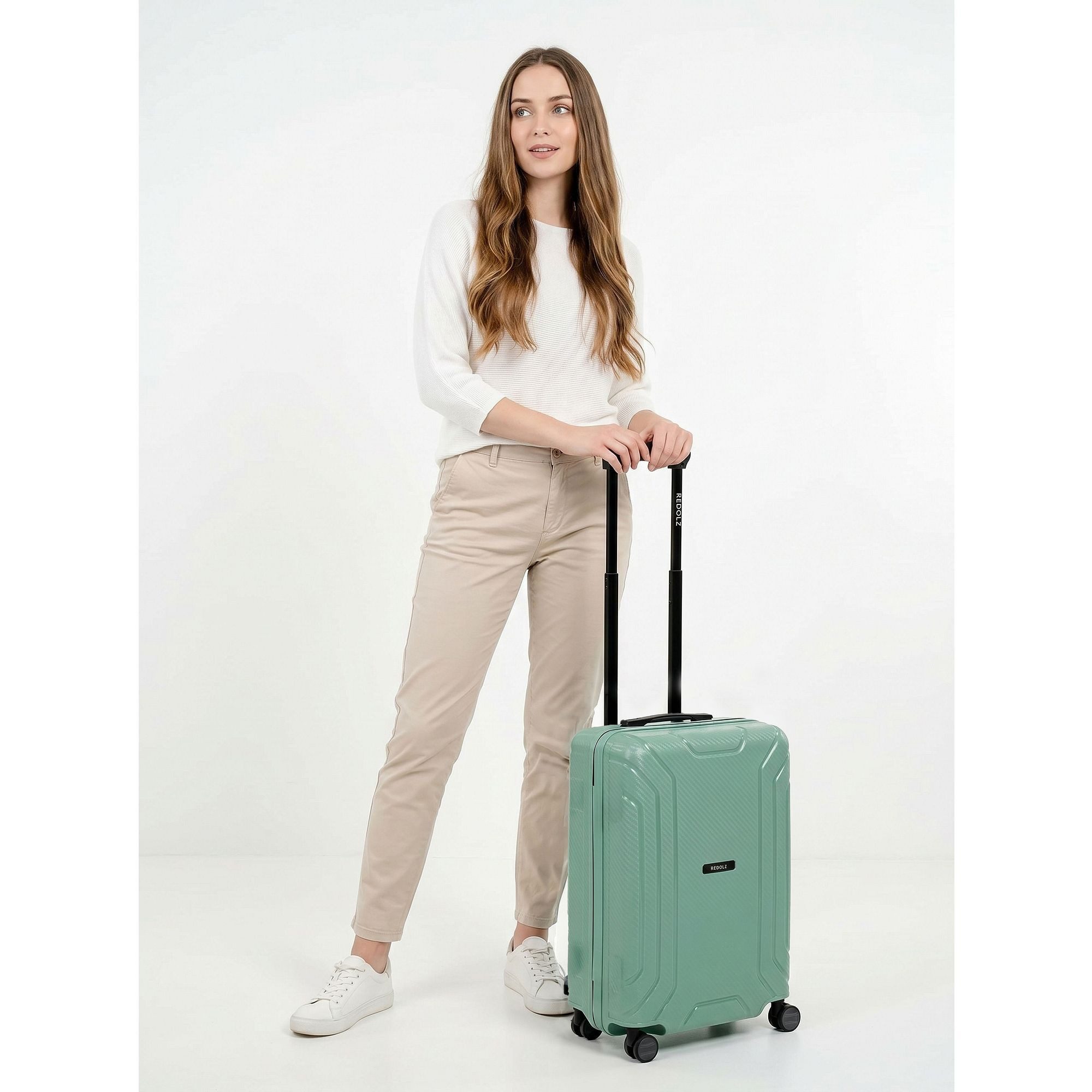 Redolz Handgepäck-Trolley Essentials 15, 4 Rollen, Polypropylen