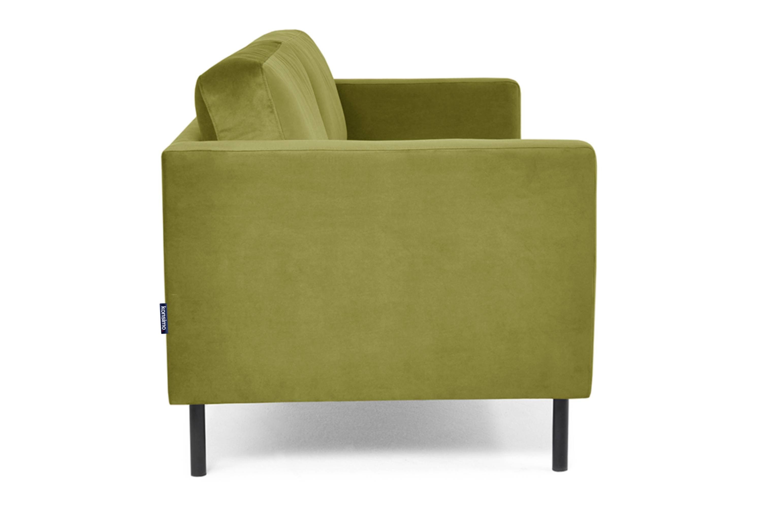 universelles oliv | | Design TOZZI oliv Beine, 2,5-Sitzer oliv hohe Konsimo Sofa,