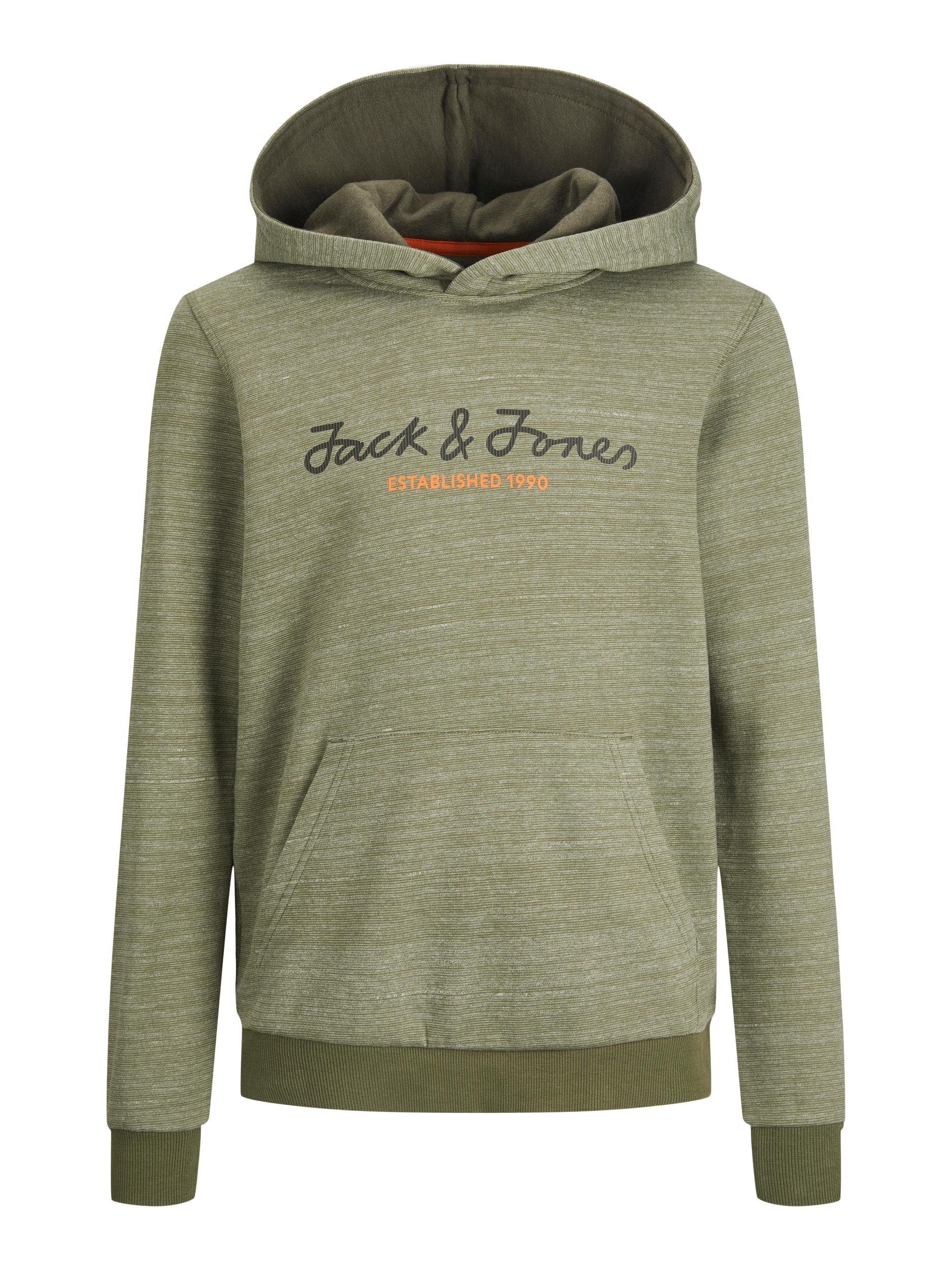 Jack & Jones Junior Hoodie Kinder Jungen Hoodie Pullover JCOBERG SWEAT HOOD SN JNR