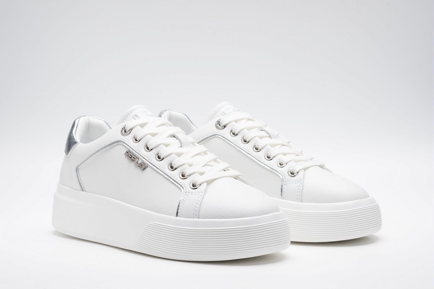 Replay Plateausneaker Freizeitschuh, Schnürschuh, Halbschuh mit Label