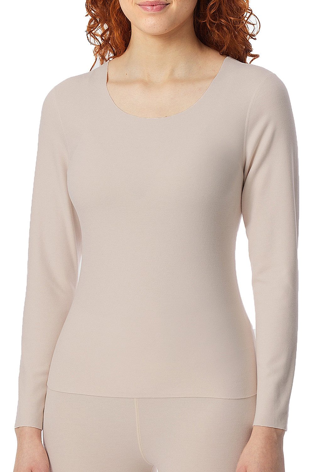 Schiesser Funktionshemd Damen Langarmshirt warm