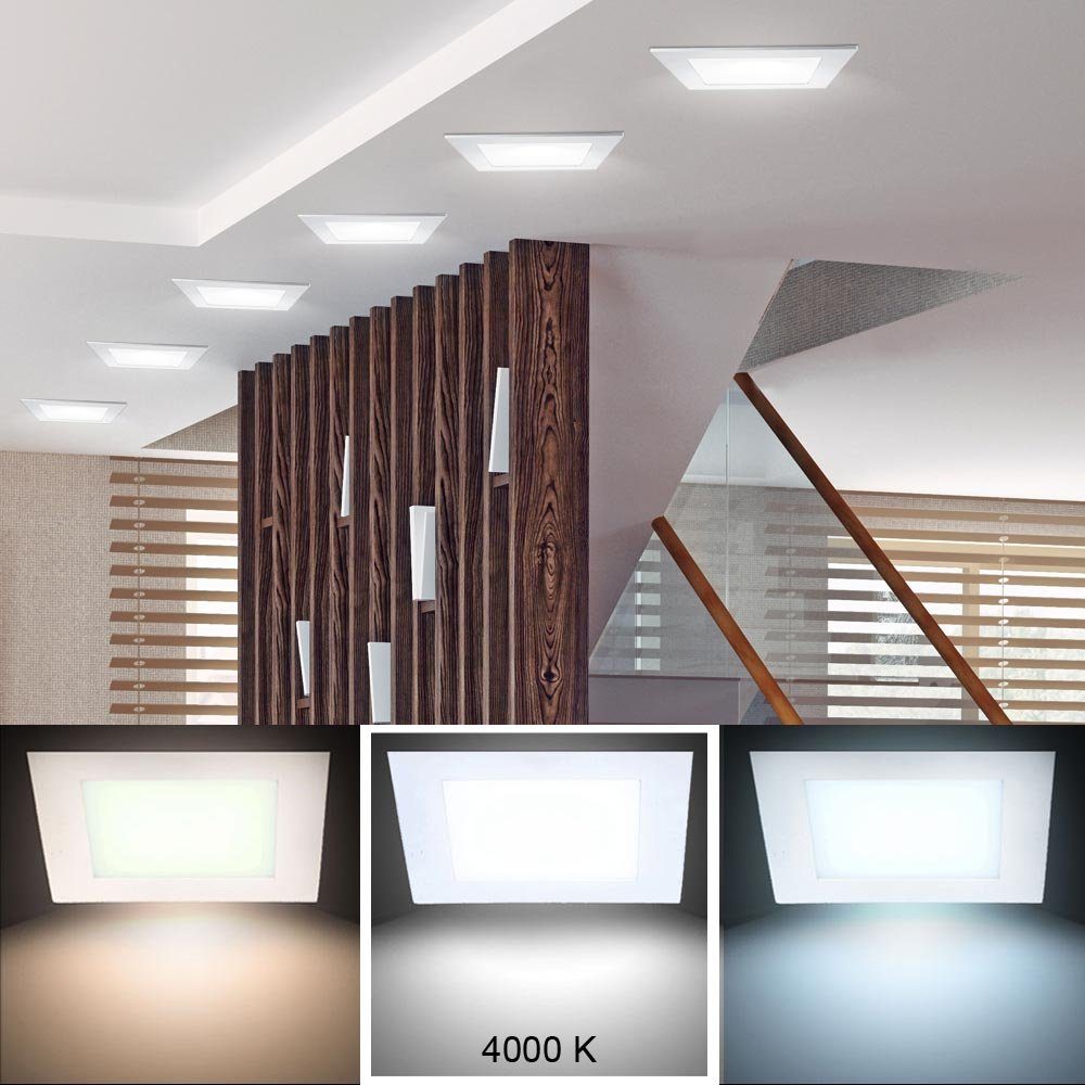 Panel, Neutralweiß, Hochwertiges Lampe fest LED Einbau Panel Decken V-TAC Raster LED Leuchte verbaut, LED-Leuchtmittel Wand