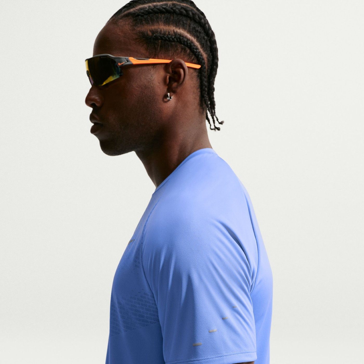 Nike Kurzarmshirt M NK DFADV STRIDE SS TOP ROYAL PULSE/REFLECTIVE SILV – Bild 4 von 5