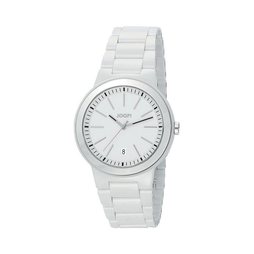 JOOP! Quarzuhr JP100891F01, aus Keramik, Edelstahlboden, mit Datumsanzeige