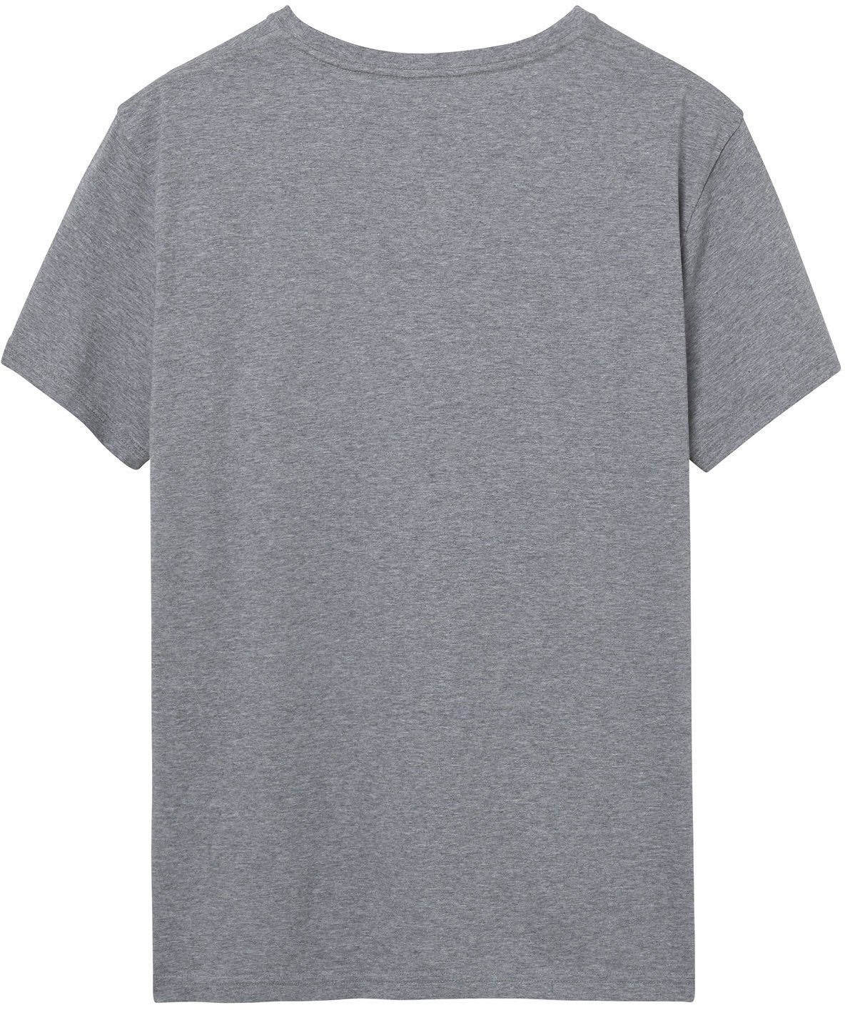 Markendruck melange Großer grey Gant SHIELD T-Shirt