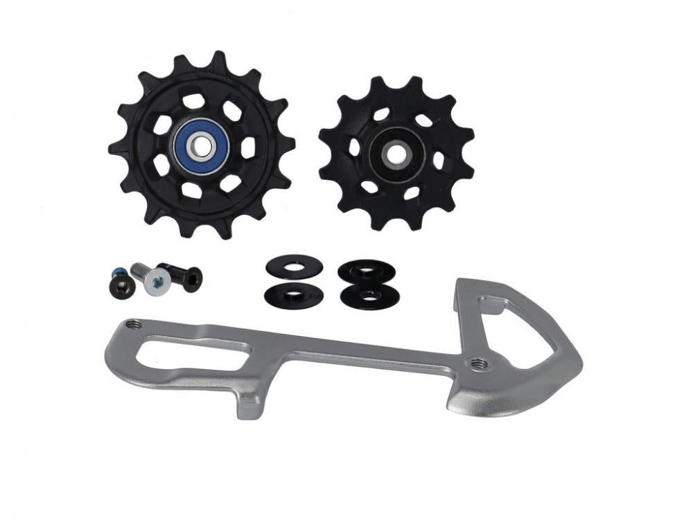 Schaltung SRAM Innenkäfig/Schaltrollen XX1 Eagle grau - präzises Schalt-Tuning f