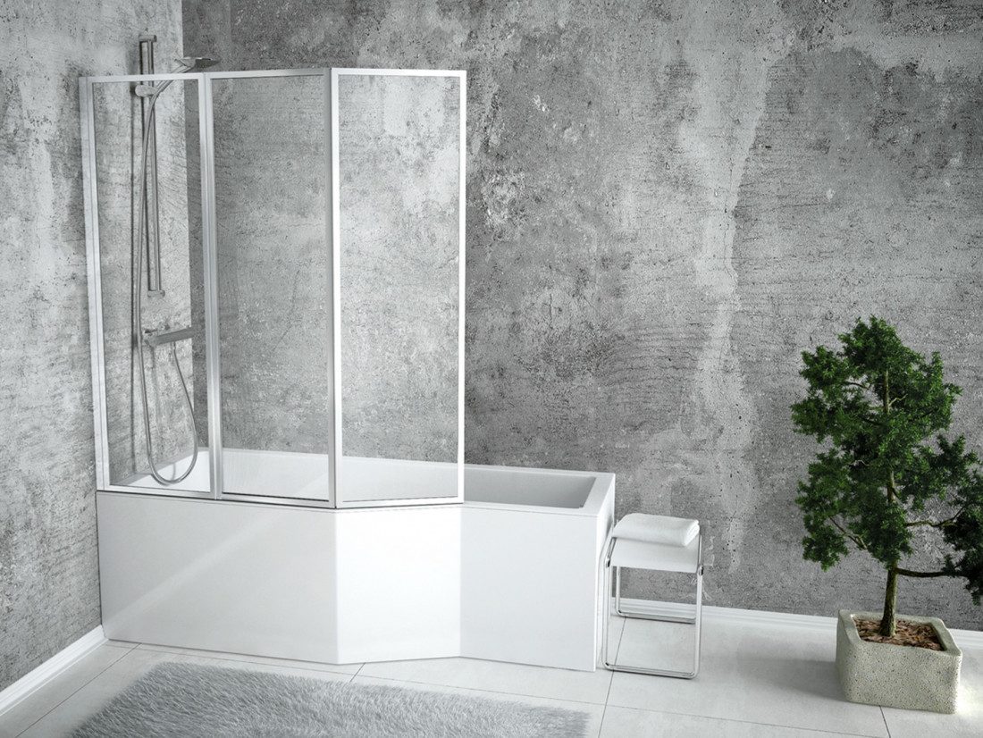 KOLMAN Badewanne Eckbadewanne Integra 170x75, (Links/Rechts), günstig online kaufen