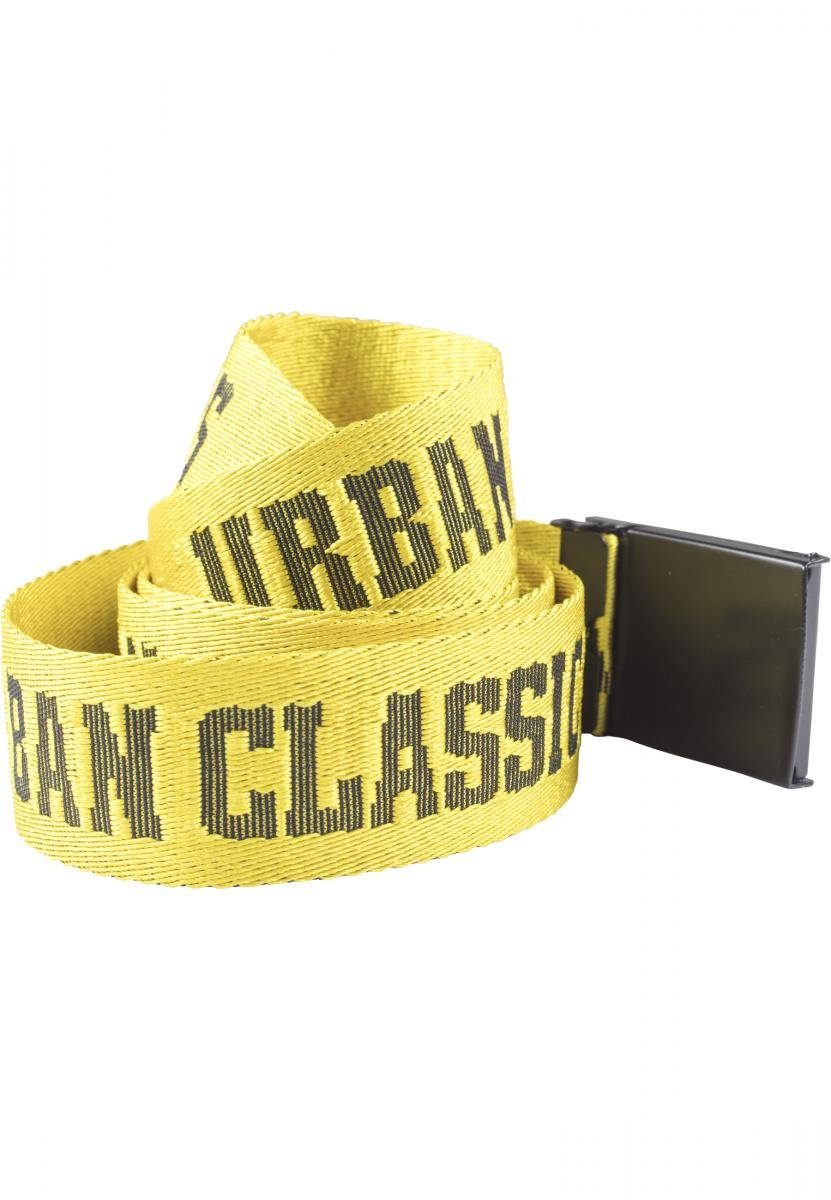 Jaquard Accessoires Logo black-yellow-black Belt CLASSICS Hüftgürtel URBAN
