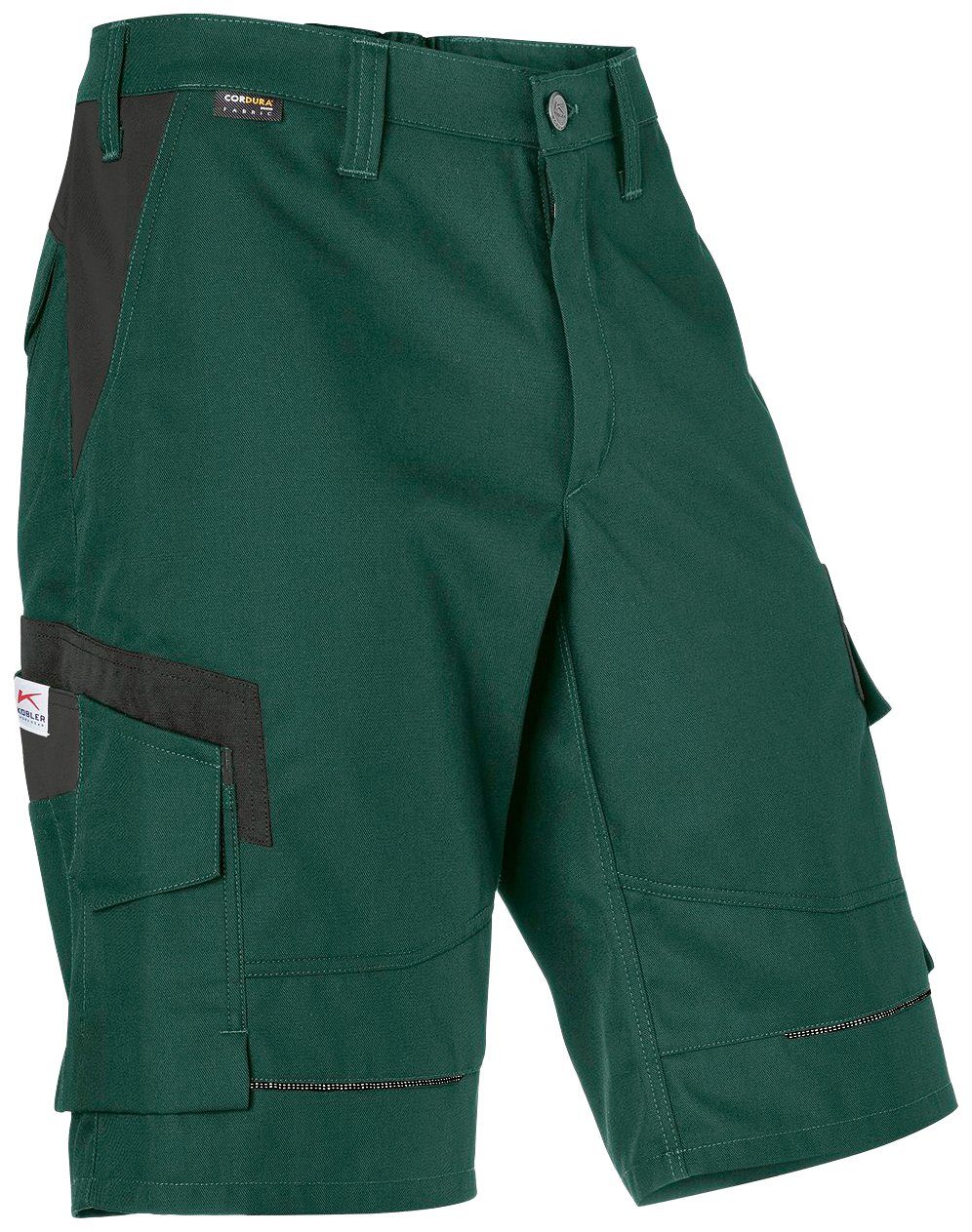 moosgrün-schwarz InnovatiQ Arbeitsshorts Gr. 44-66 Kübler